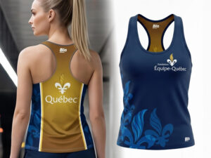 Camisole crop top Femmes - Exclusif Groupe Athlétisme - FEQ Q4
